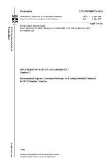 Environmental Exposure Assessment Strategies for Existing Industrial Chemicals in OECD Member Countries