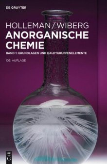 Anorganische Chemie. Band 1, Grundlagen und Hauptgruppenelemente