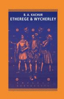 Etherege & Wycherley