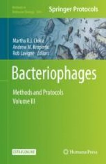 Bacteriophages: Methods and Protocols, Volume 3