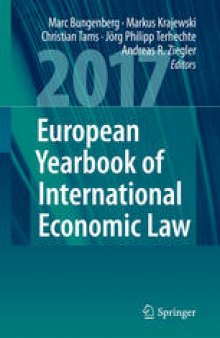 European Yearbook of International Economic Law 2017