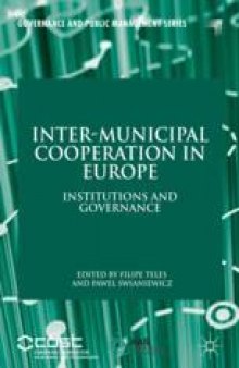 Inter-Municipal Cooperation in Europe: Institutions and Governance