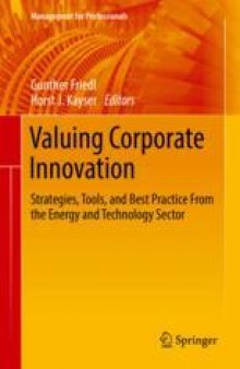 Valuing Corporate Innovation: Strategies, Tools, and Best Practice From the Energy and Technology Sector