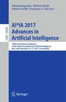 AI*IA 2017 Advances in Artificial Intelligence: XVIth International Conference of the Italian Association for Artificial Intelligence, Bari, Italy, November 14-17, 2017, Proceedings