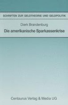 Die amerikanische Sparkassenkrise