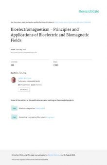 Bioelectromagnetism - Principles and Applications of Bioelectric and Biomagnetic Fields