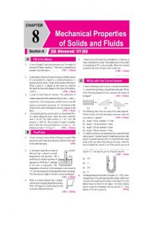 Mechanical Properties of Solids and Fluids IIT JEE Chapter wise Solution 1978 to 2017 along with AIEEE IIT JEE main