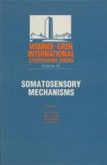 Somatosensory Mechanisms: Proceedings of an International Symposium held at The Wenner-Gren Center, Stockholm, June 8–10, 1983