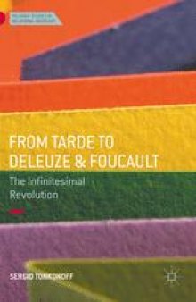From Tarde to Deleuze and Foucault: The Infinitesimal Revolution