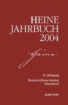 Heine-Jahrbuch 2004: 43. Jahrgang