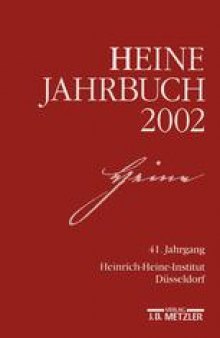 Heine-Jahrbuch 2002: 41. Jahrgang