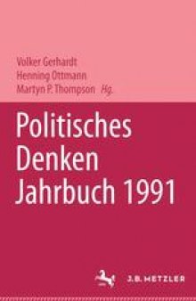 Politisches Denken Jahrbuch 1991