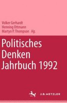 Politisches Denken Jahrbuch 1992