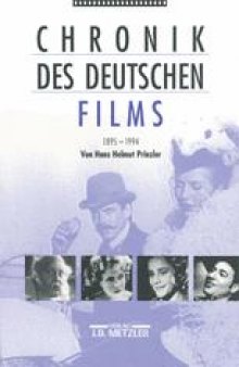 Chronik des Deutschen Films 1895–1994