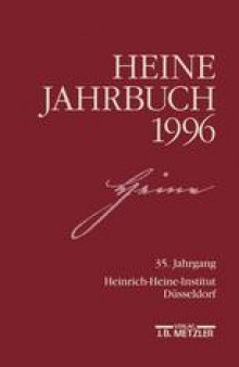 Heine-Jahrbuch 1996: 35. Jahrgang