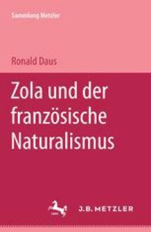 Zola und der französische Naturalismus