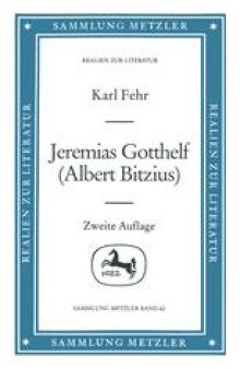 Jeremias Gotthelf (Albert Bitzius)
