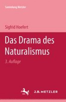 Das Drama des Naturalismus