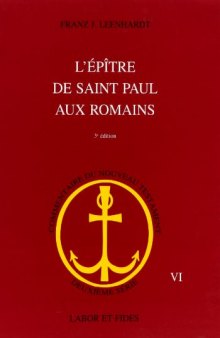 L’Epître de saint Paul aux Romains