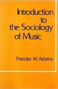 Introduction to the Sociology of Music