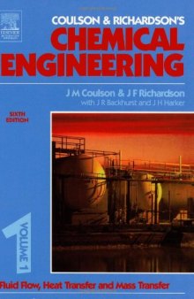 Coulson & Richardson’s chemical engineering. Vol. 1, Fluid flow, heat transfer and mass transfer