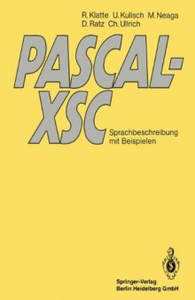 PASCAL-XSC: Sprachbeschreibung mit Beispielen