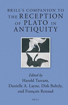 Brill’s Companion to the Reception of Plato in Antiquity