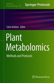 Plant metabolomics: methods and protocols