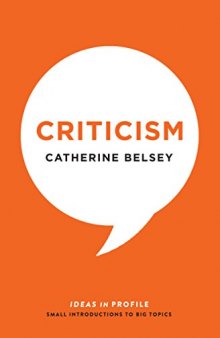 Criticism: Ideas in Profile