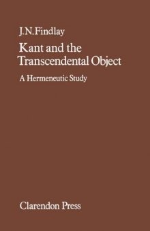 Kant and the Transcendental Object: A Hermeneutic Study