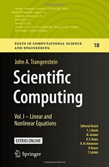 Scientific Computing: Linear and Nonlinear Equations