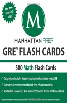 500 GRE Math Flash Cards