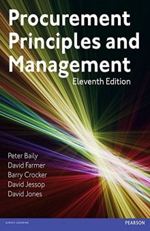 Procurement, Principles & Management