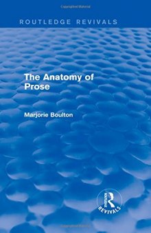 The Anatomy of Prose