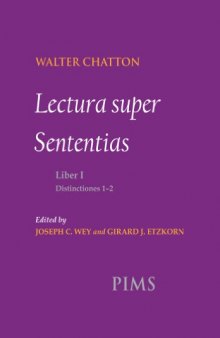 Lectura super Sententias Liber I Distinctiones 1-2