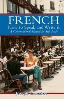 French: How to Speak and Write It