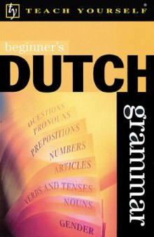Beginner’s Dutch Grammar
