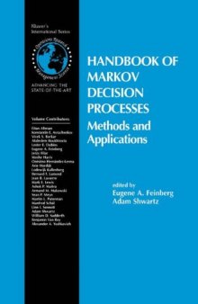 Handbook of Markov Decision Processes: Methods and Applications
