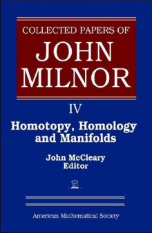 Collected Papers of John Milnor