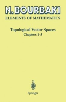 Topological Vector Spaces - Chapters 1–5