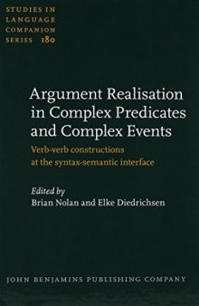 Argument Realisation in Complex Predicates and Complex Events: Verb-verb constructions at the syntax-semantic interface