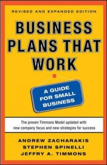 Business Plans that Work: A Guide for Small Business
