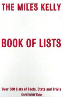 Book of Lists: Over 500 Lists of Facts, Stats and Trivia