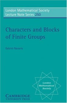 Characters and Blocks of Finite Groups