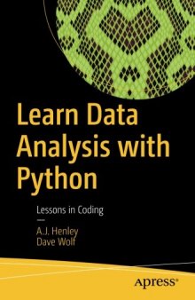 Learn Data Analysis with Python: Lessons in Coding