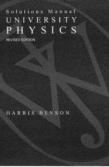 University Physics, Solutions Manual