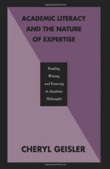 Academic literacy and the nature of expertice