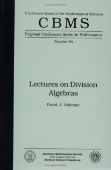 Lectures on division algebras