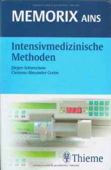 Intensivmedizinische Methoden