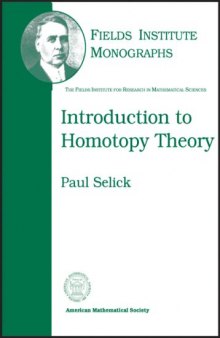 Introduction to Homotopy Theory